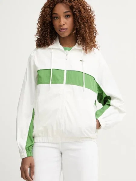 Lacoste bluza z bawełną biała