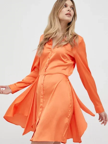 Рокля Guess AYLA оранжево