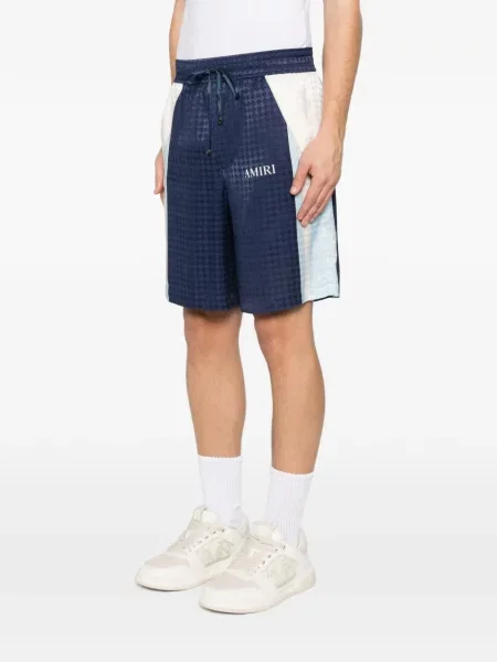 Pantaloni scurți Amiri cu imagine albastru