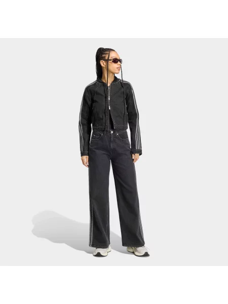 ADIDAS ORIGINALS Geacă de primăvară-toamnă SUPERSTAR DENIM gri / denim negru