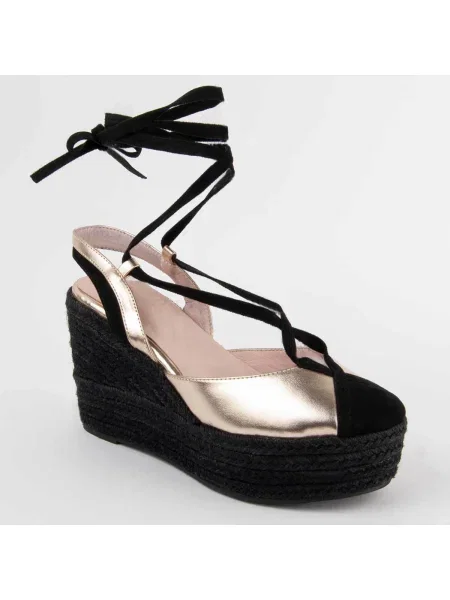 Pantofi Montevita auriu