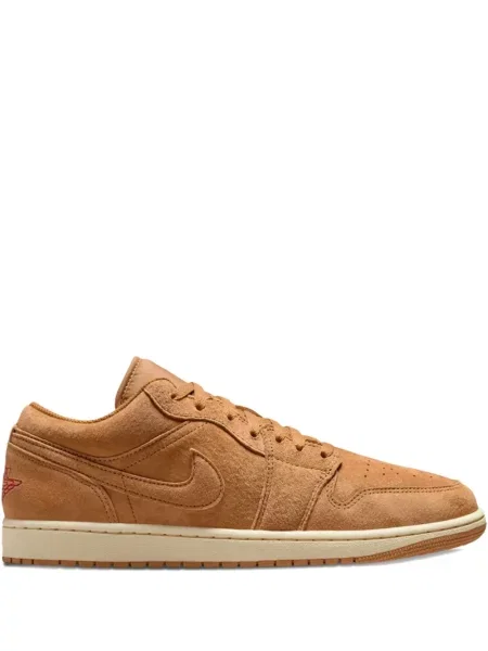 Sneakerși Jordan Air Jordan 1 cu șireturi din dantelă maro