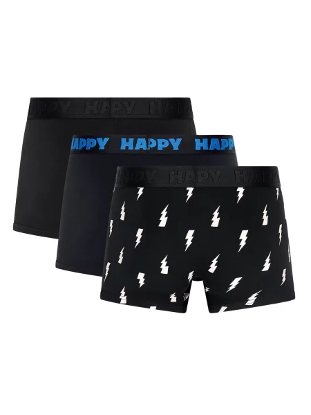 Happy Socks Boxeralsók kék / fekete fehér