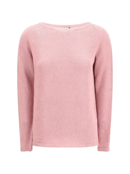 Lenvászon szvetter 's Max Mara rózsaszín
