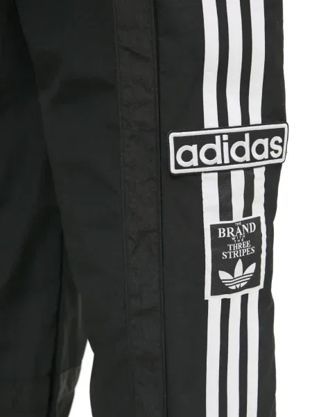 Pantaloni cargo Adidas cu imagine negru