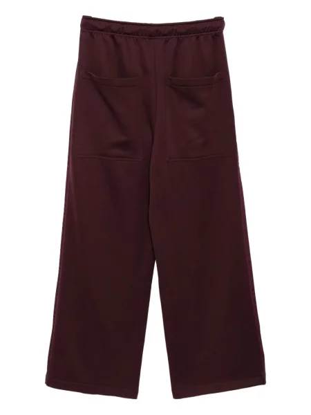 Pantaloni We11done cu dungi roșu