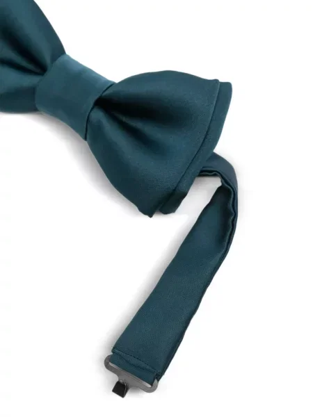 Cravată Paul Smith cu funde din satin verde
