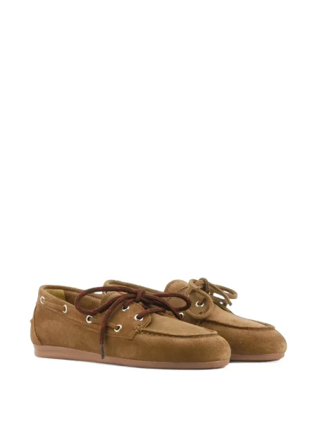 Pantofi loafer Posa din piele de căprioară maro