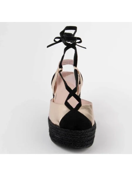 Pantofi Montevita auriu