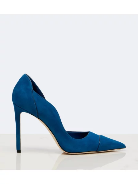Semišové lodičky Jimmy Choo modrá