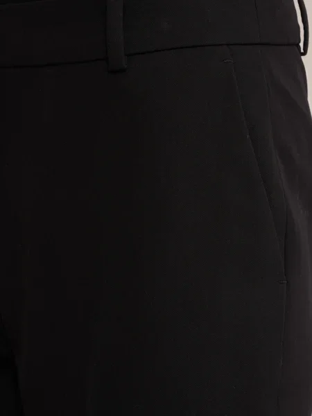 WE Fashion Pantaloni cu dungă negru