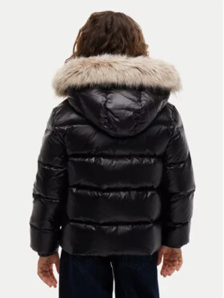 Tommy Hilfiger Pūkinė striukė Essential juoda