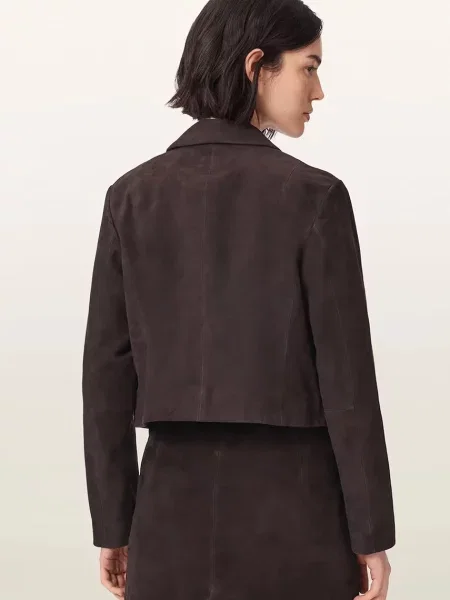 AllSaints блейзер замшевий APTON SUEDE