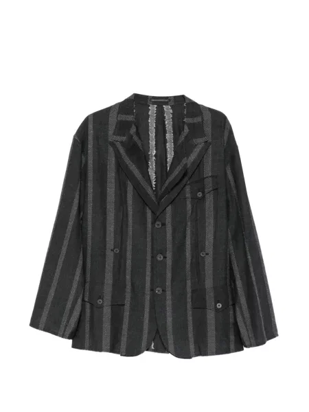 Sacou Yohji Yamamoto cu dungi cu rever gri