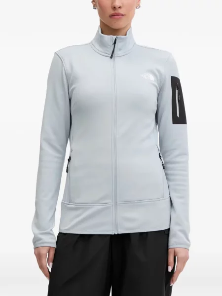 Geacă The North Face cu imagine albastru