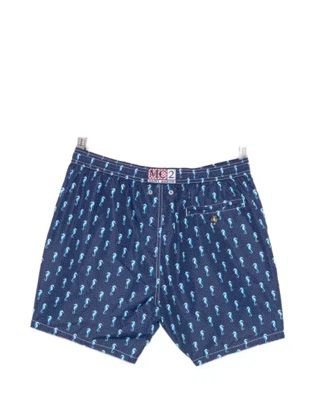 Slip de baie Mc2 Saint Barth cu imagine cu cordon albastru