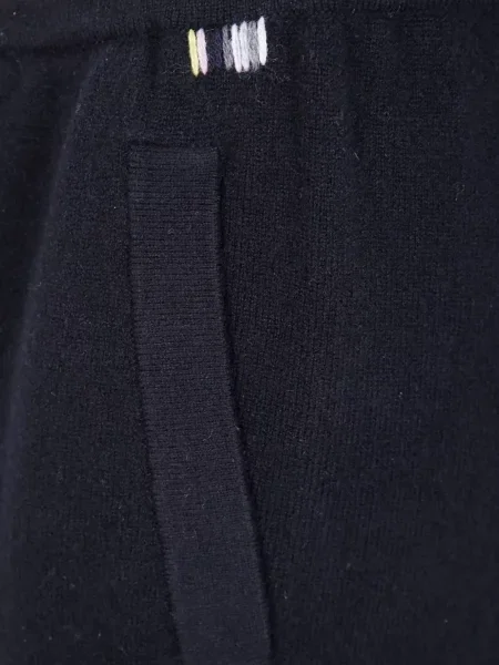 Pantaloni Extreme Cashmere din cașmir negru