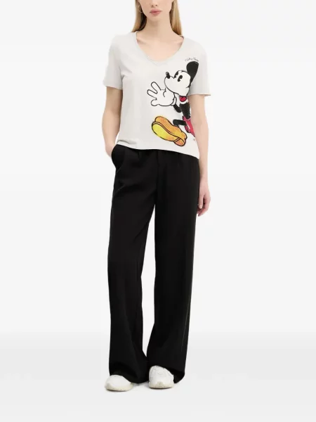 Tricou Desigual cu imagine cu decolteu în V