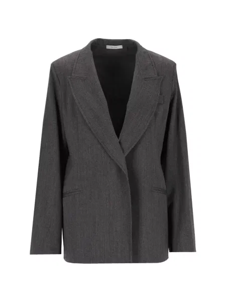 Sacou Dusan cu model herringbone gri