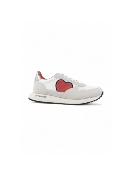 Sneakersy Love Moschino skórzane białe