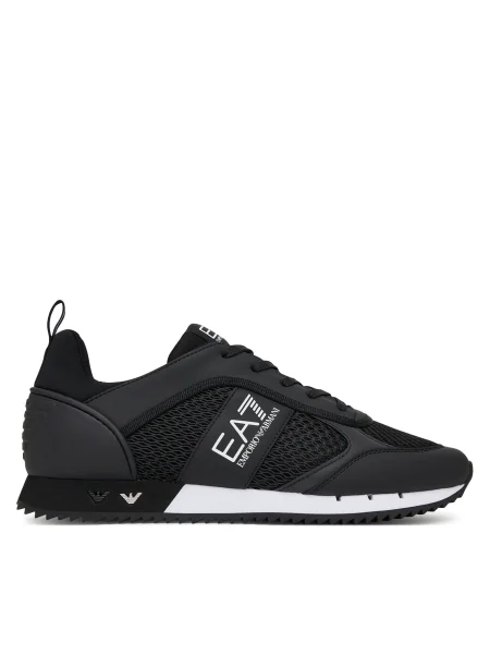Emporio Armani fekete-fehér cipő fekete-fehér cipőfűzővel / fehér cipő Black & White Laces fekete