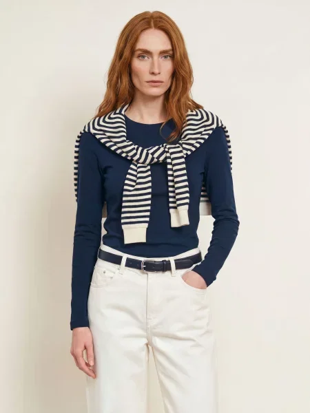 Tommy Hilfiger Tričko S Dlouhým Rukávem tmavě modrá