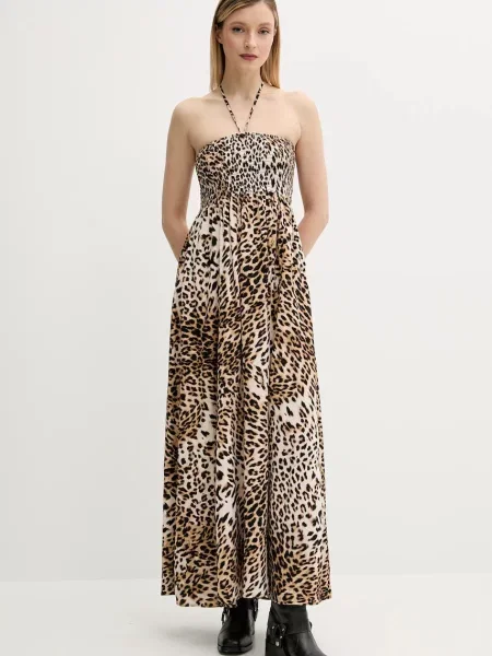 Gestuz Sukienka Gzgeopa beige żółta