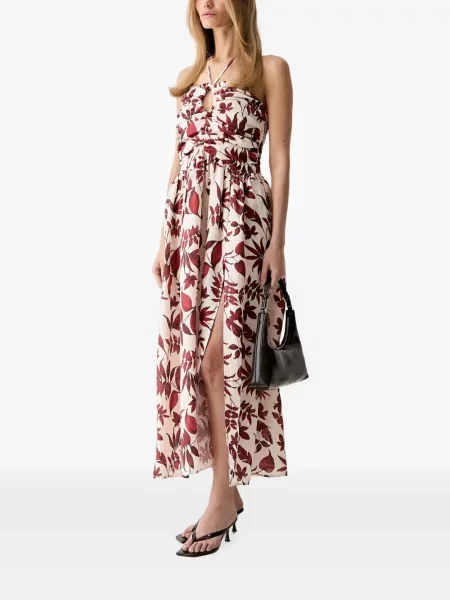 Rochie maxi Vicolo cu model floral cu imagine