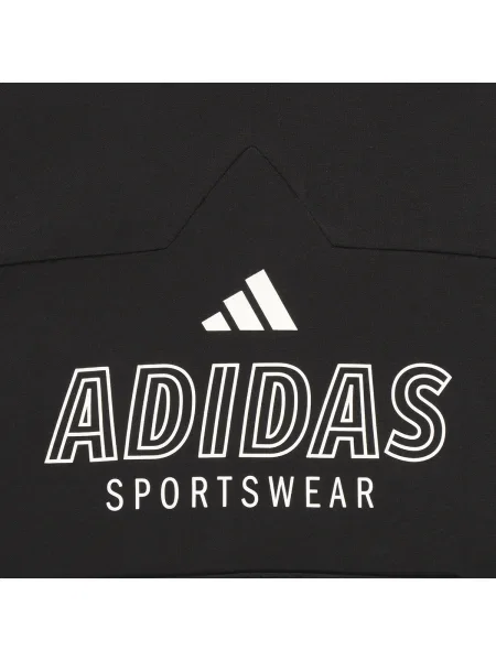 Mikina s kapucňou Adidas čierna