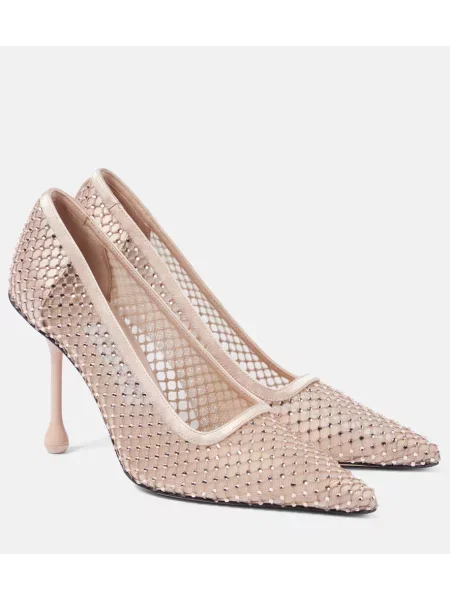 Salonarji Jimmy Choo z mrežo roza