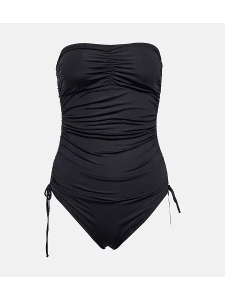 Strój kąpielowy Melissa Odabash bez ramiączek czarny