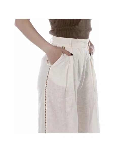Decupat pantaloni Manila Grace bej