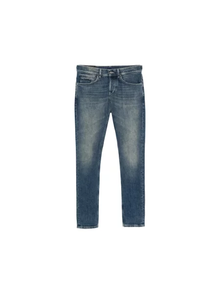 Skinny jeansy skinny Dondup niebieskie
