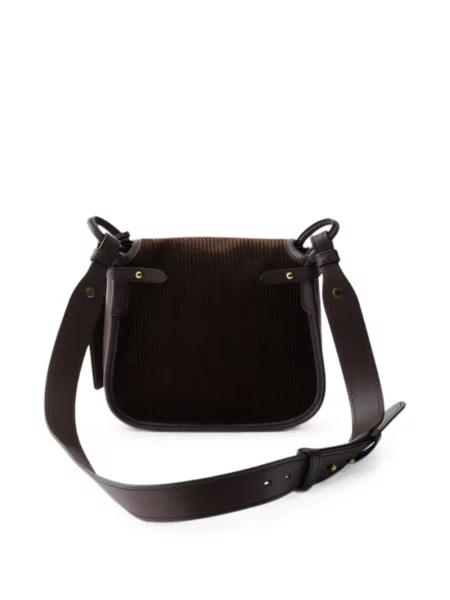 Geantă Prada de catifea cord maro