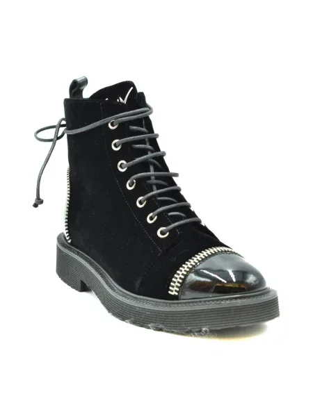 Botki Giuseppe Zanotti zamszowe czarne