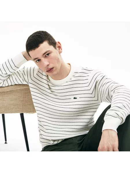 Свитер Lacoste.com бежевый