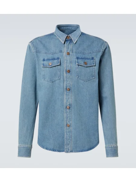 Риза Tom Ford синьо