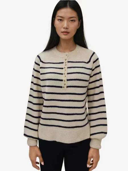 Hiccup Pulover Pullover svetlo bež