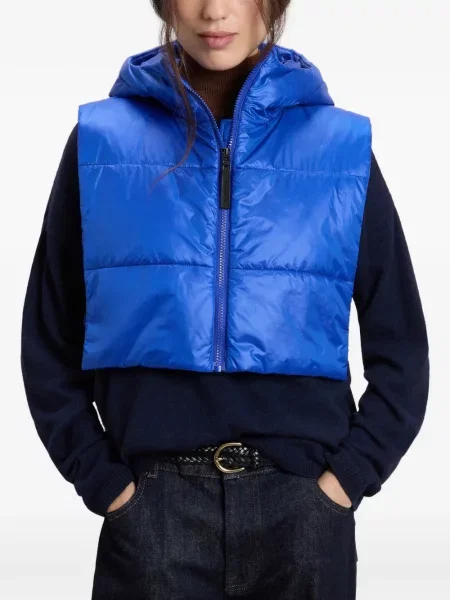 Matlasat decupat vestă Woolrich albastru