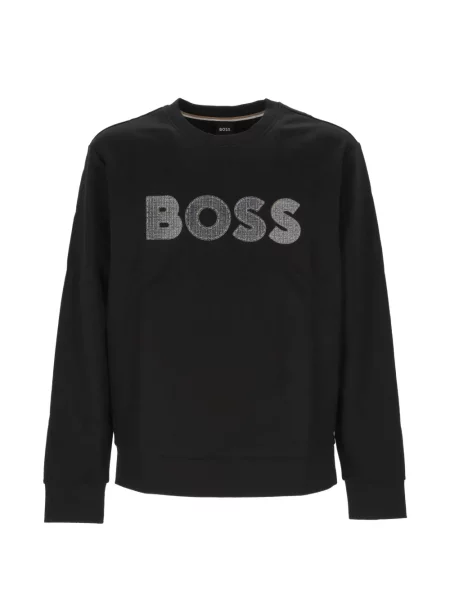 Pulover Boss cu autograf negru