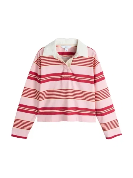 Next Tricou șamoa / rosé / roșu cireș alb