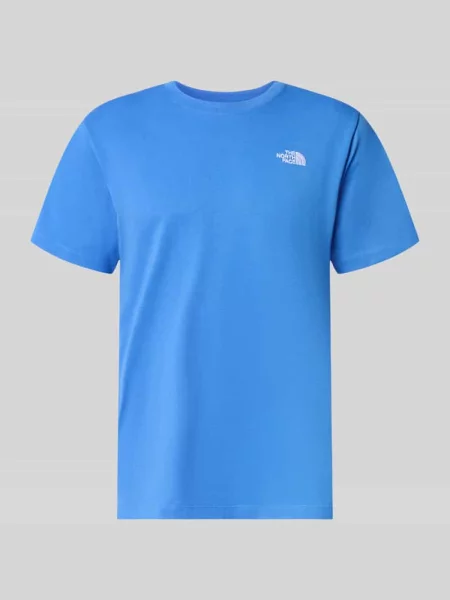 T-shirt o kroju regular fit z okrągłym dekoltem model EVOLUTION' The North Face niebieska