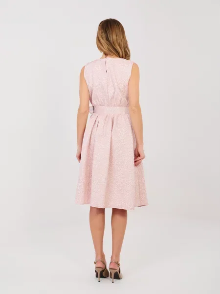 Костюм коктейлна рокля Rue Paris без ръкави розово