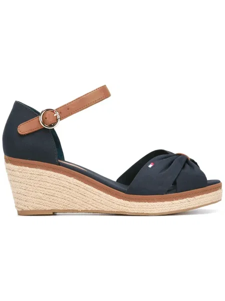 Sandale Tommy Hilfiger cu vârf deschis albastru