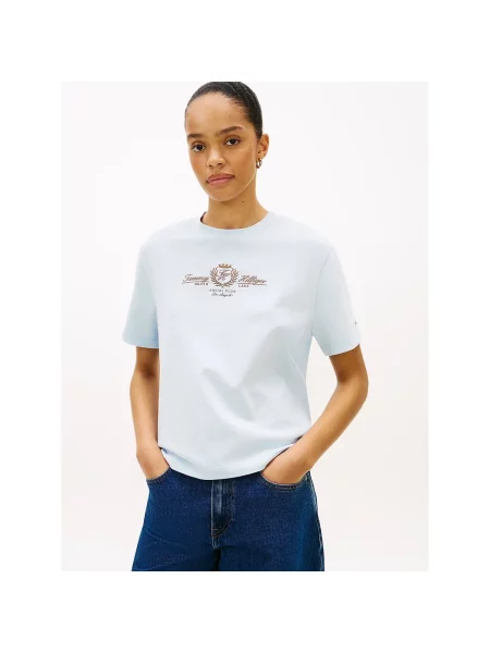 Tricou Tommy Hilfiger albastru