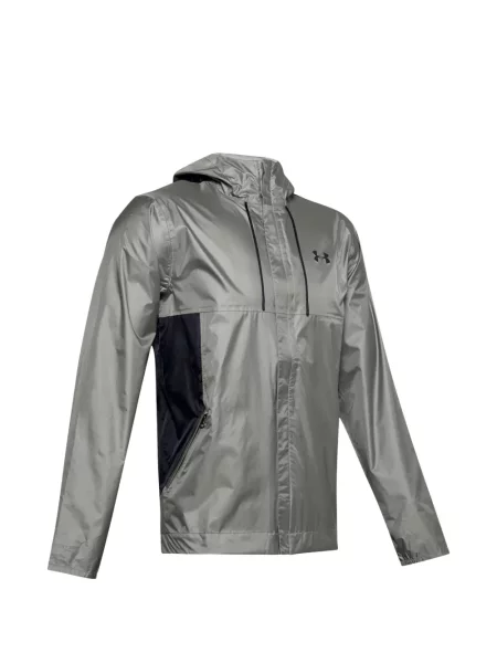 Geacă Under Armour cu glugă gri