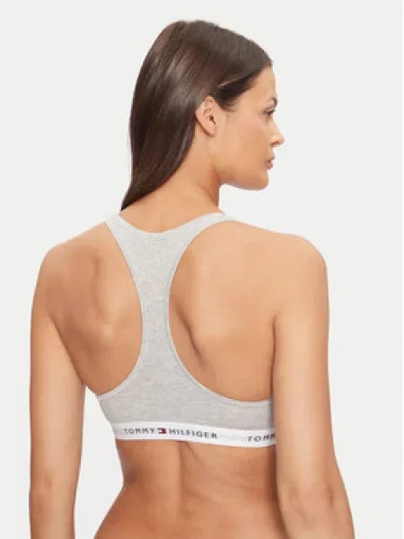 Bez podšívky top Tommy Hilfiger Underwear šedý