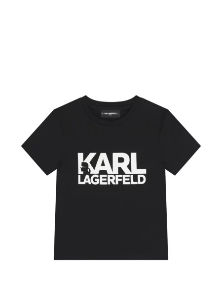 Koszulka dziecięca Karl Lagerfeld czarna