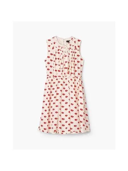 Sukienka midi Marc Jacobs beżowa
