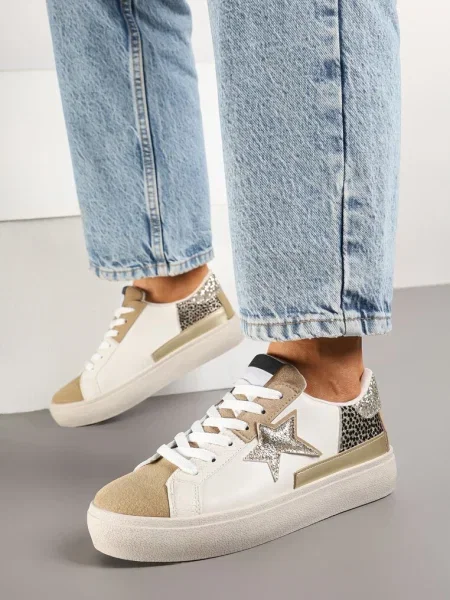 Sneakers Felaven închis bej